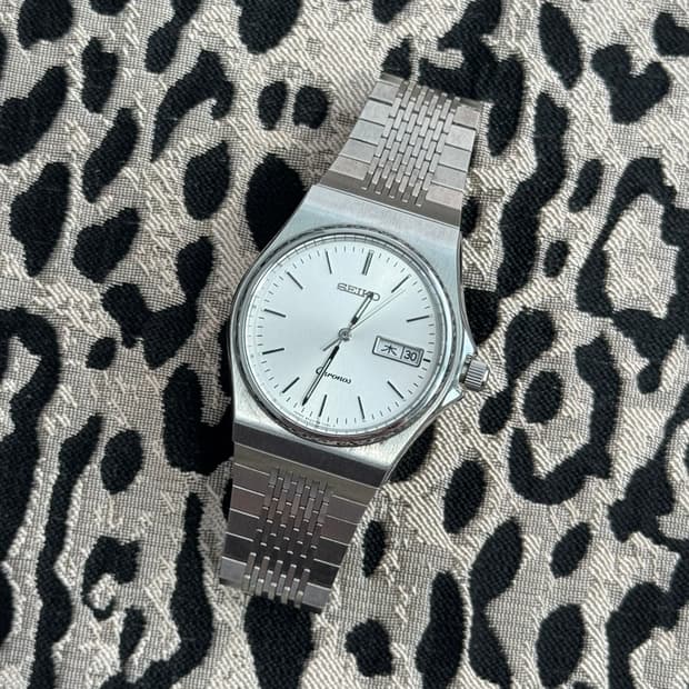 80s 빈티지 세이코 크로노스 쿼츠