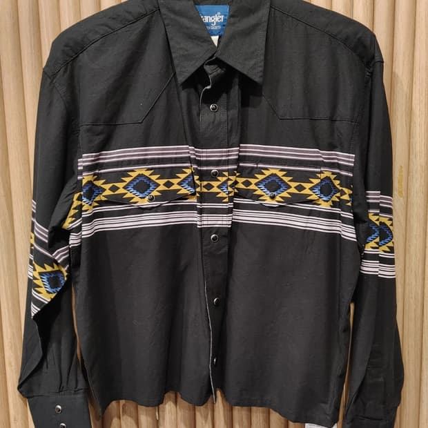 무배) 랭글러 웨스턴 나바호 프린팅 셔츠 - M