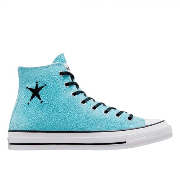 컨버스 x 스투시 척 70 하이 스카이 블루