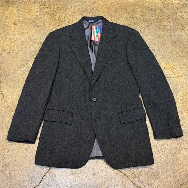 90s USA 폴로랄프로렌 정품 빈티지 울 블레이저 정장 마이