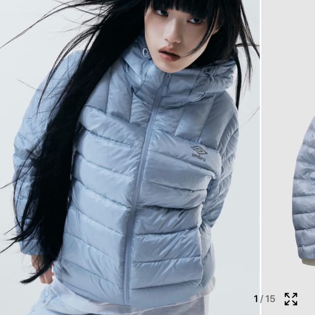 엄브로 경량패딩