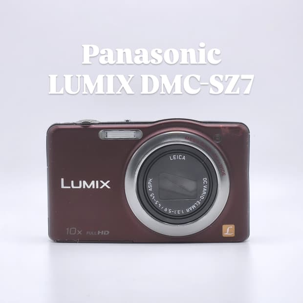 📷✨️[몽글몽글] 파나소닉 루믹스 DMC-SZ7 브라운 디지털카메라