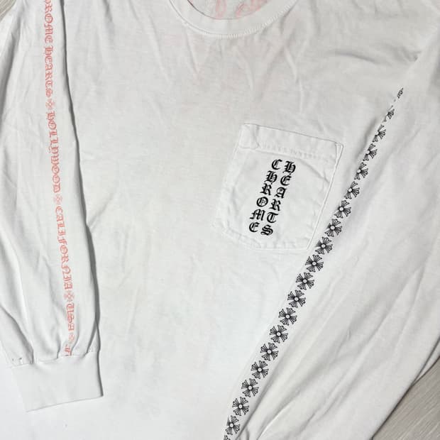 크롬하츠 핑크 아이차트 롱슬리브