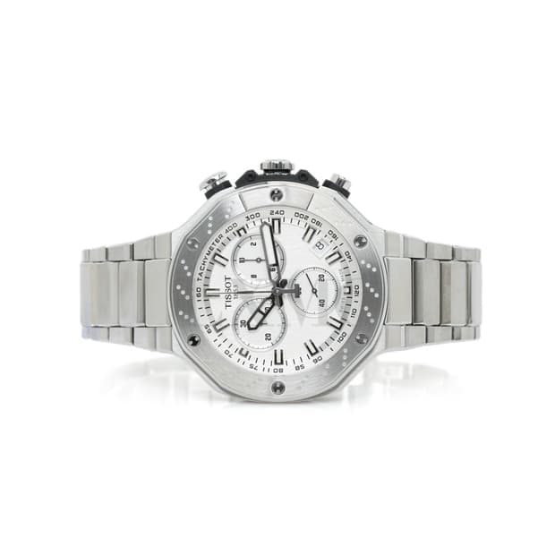 티쏘 T-레이스 크로노그래프 워치 스틸시계 T141.417.11.031.