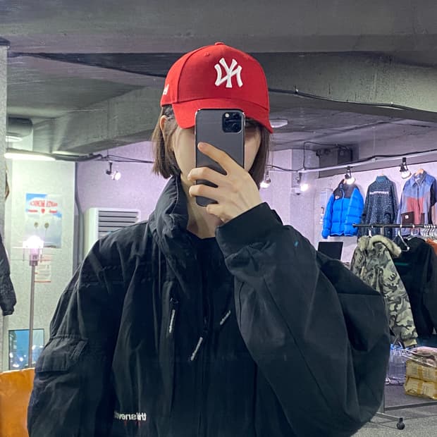 뉴에라 뉴욕양키스 레드 볼캡 B3806