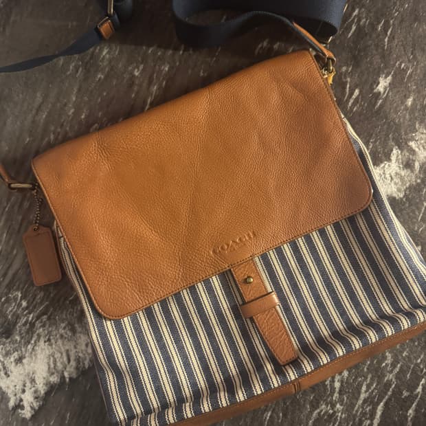 Coach Heritage Beach Vintage Map Stripe 