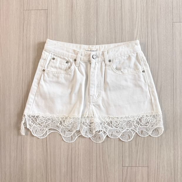 (s) 스무스무드 코튼 레이스 스커트