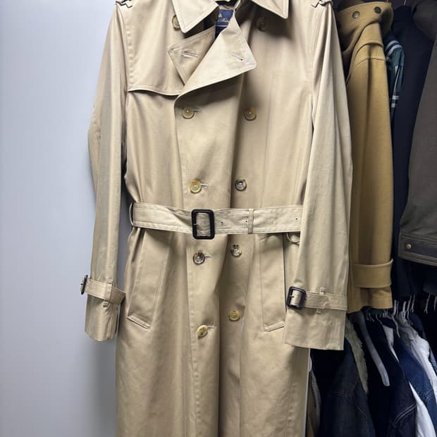 출시가: 59만 브룩스브라더스 더블 트렌치 코트 (베이지)