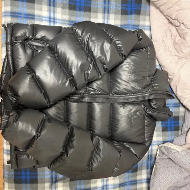 나이키 녹타 블랙 패딩 아시아m