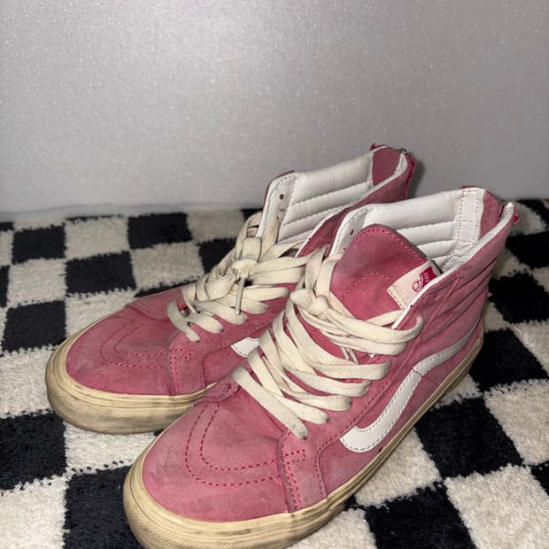 초 희귀) 반스 하이 핑크 지퍼 230