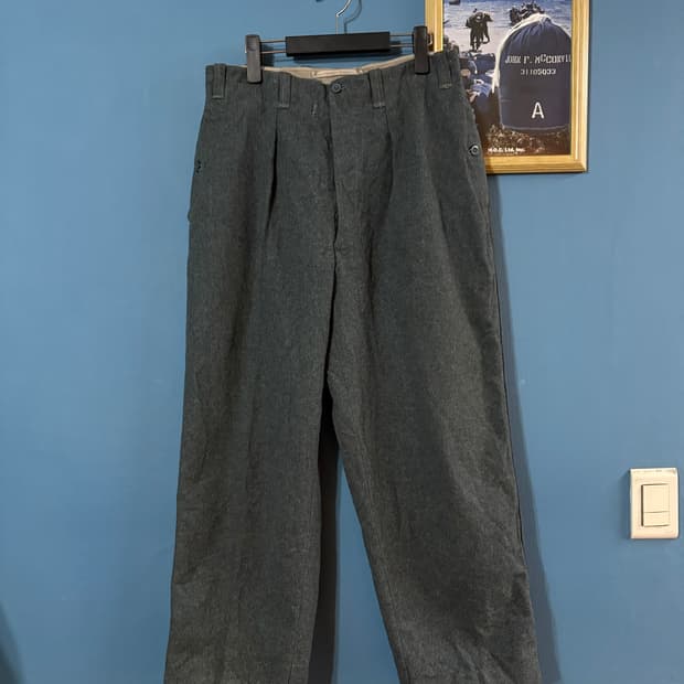 50-60’s Swiss army side line Wool Pant.