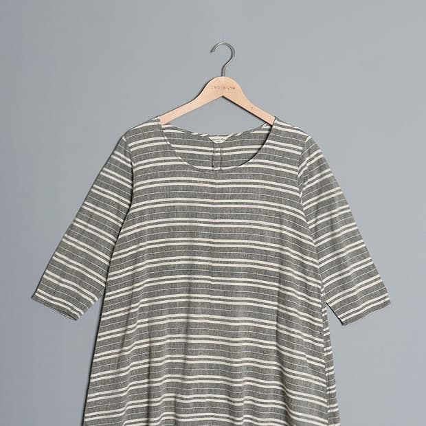Samansa Mos2 Stripe Tunic Shirts