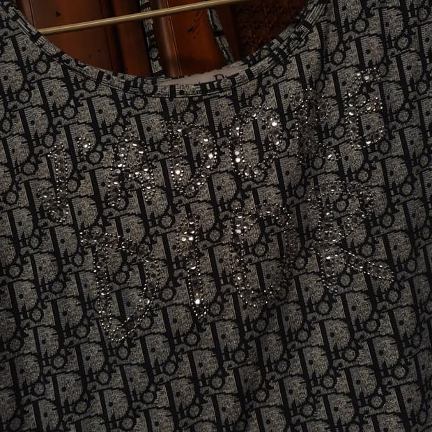 레어❤️ Y2K 디올 오블리크 쟈도르 큐빅 슬리브리스