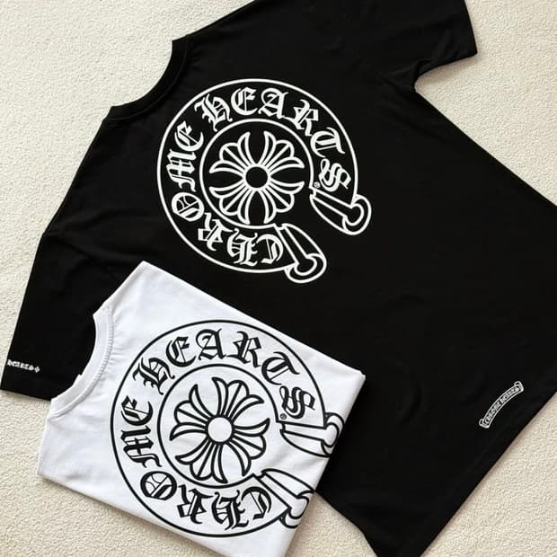 크롬하츠 반팔티 블랙