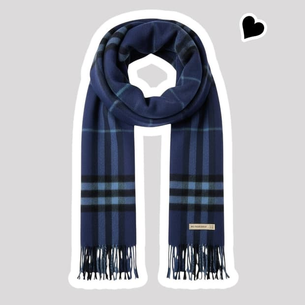 정품 버버리 노바체크 캐시미어 머플러