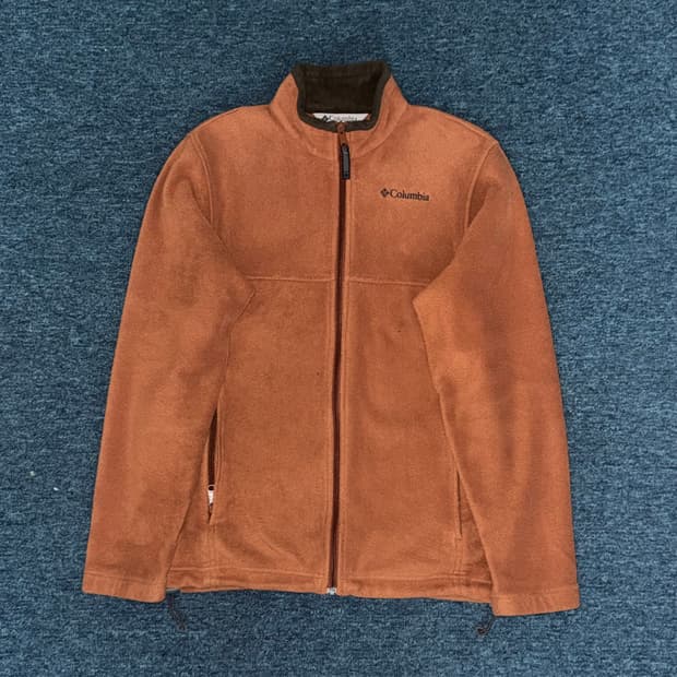 컬럼비아 오렌지 플리스 후리스 