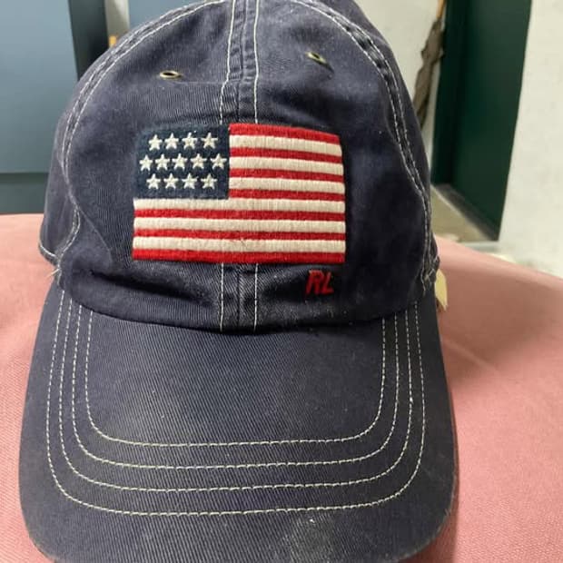 폴로 랄프로렌 데님 성조기 볼캡