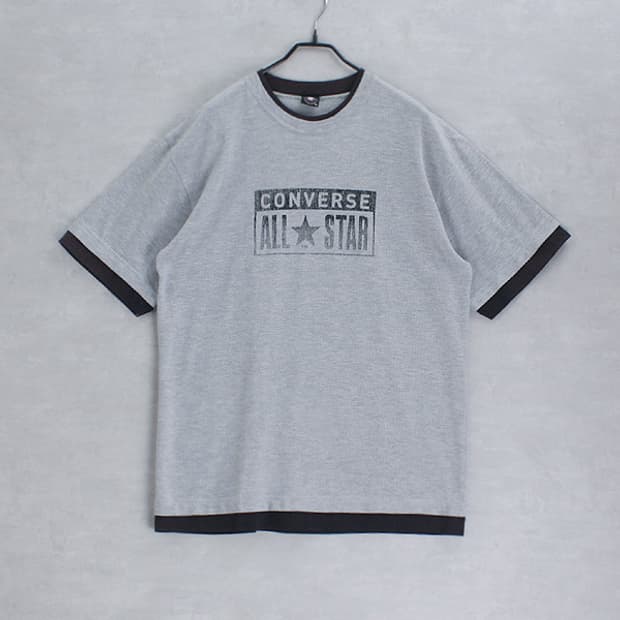 CONVERSE _ crew neck mesh tee
