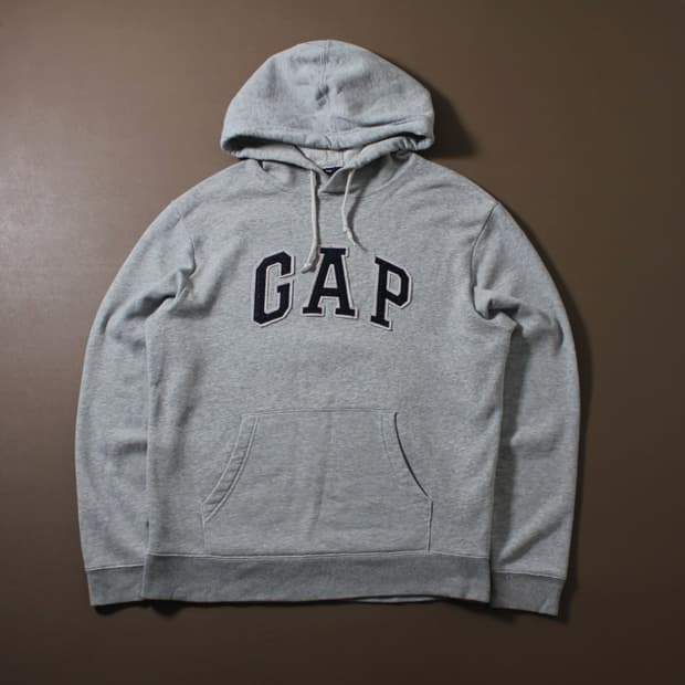 Gap 갭 그레이 기모 후드티