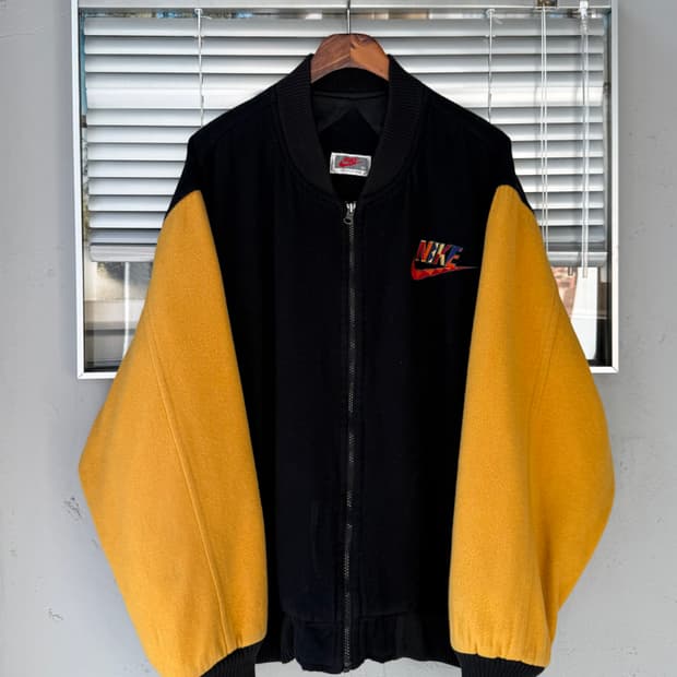 NIKE 90s wool varsity jacket
