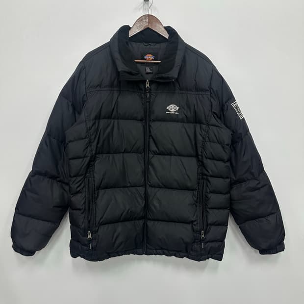 디키즈 블랙 패딩 