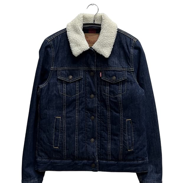 리바이스 셰르파 트러커 구스다운 데님 자켓