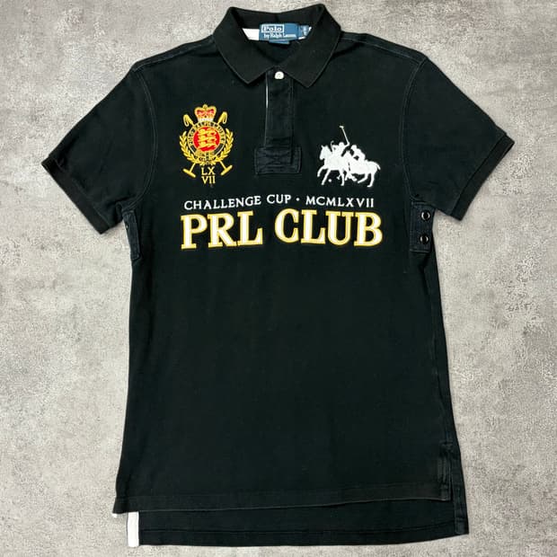 폴로 랄프로렌 빅포니 반팔 카라티 블랙 PRL CLUB