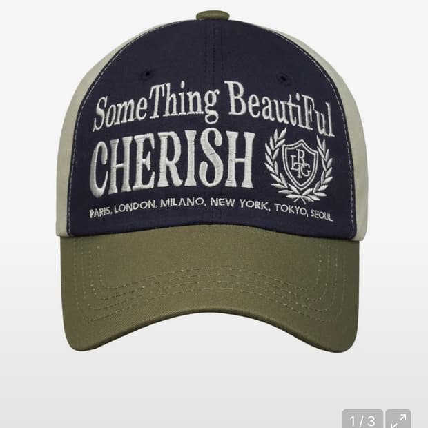 LY CHERISH BALL CAP (NAVY) 볼캡 캡모자