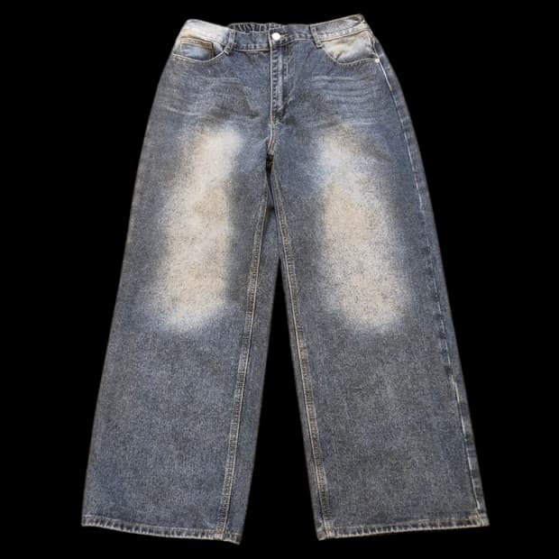 32~34인치 와이드핏 워싱청바지 