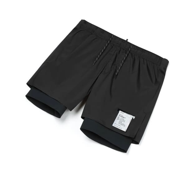 새티스파이SATISFY 테크실크8인치 쇼츠 블랙 XL(새상품)