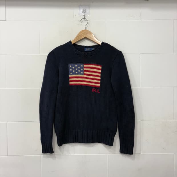 폴로랄프로렌 시그니처 성조기 니트
