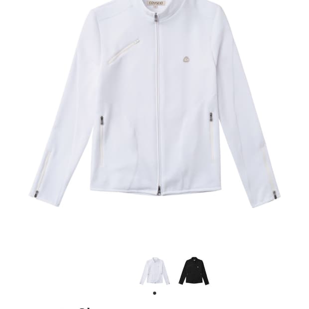 코이세이오 바이크 메쉬 자켓 화이트