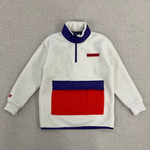 [130] 뉴발란스 키즈 뽀글이 아노락 맨투맨 자켓 0120M1