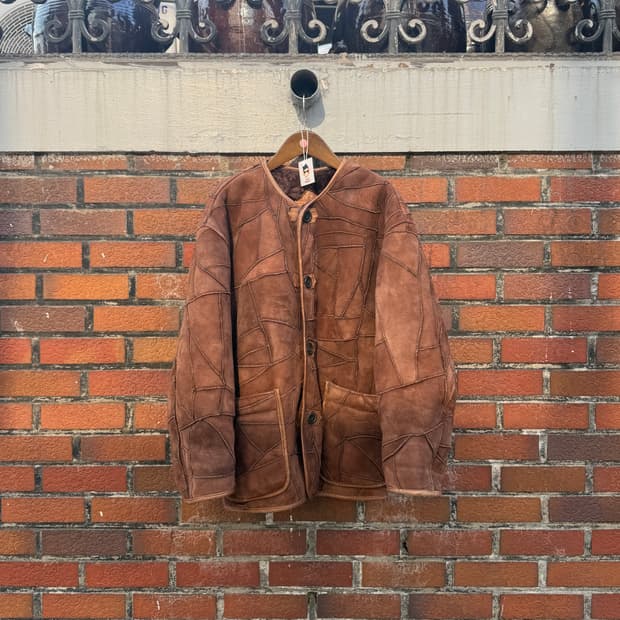 80s 이세이미야케 하이 스포팅기어 시어링자켓 M(XL)