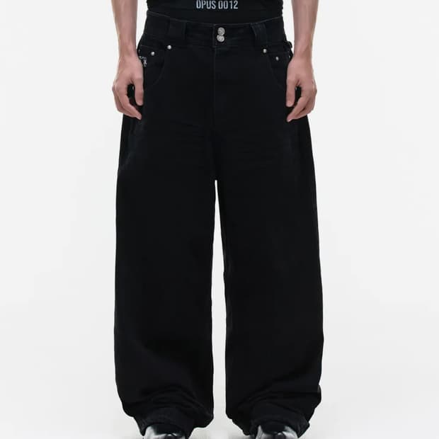 Op. 09 SIG LIQUID DENIM PANTS BLACK