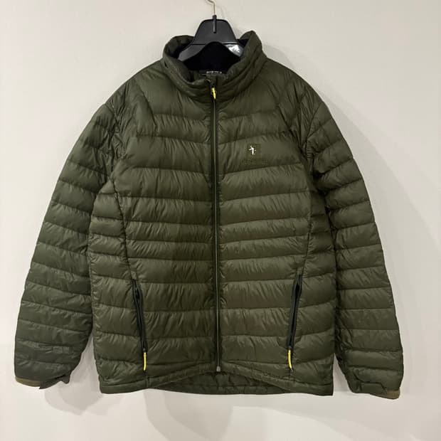 블랙야크 B 제로 경량 구스패딩 105 카키