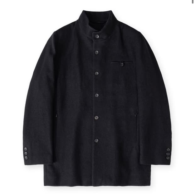해칭룸 Stand Collar Coat Black(2)