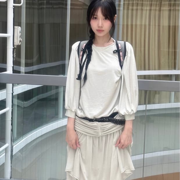 Eonts / Art Nouveau Dress - sage green