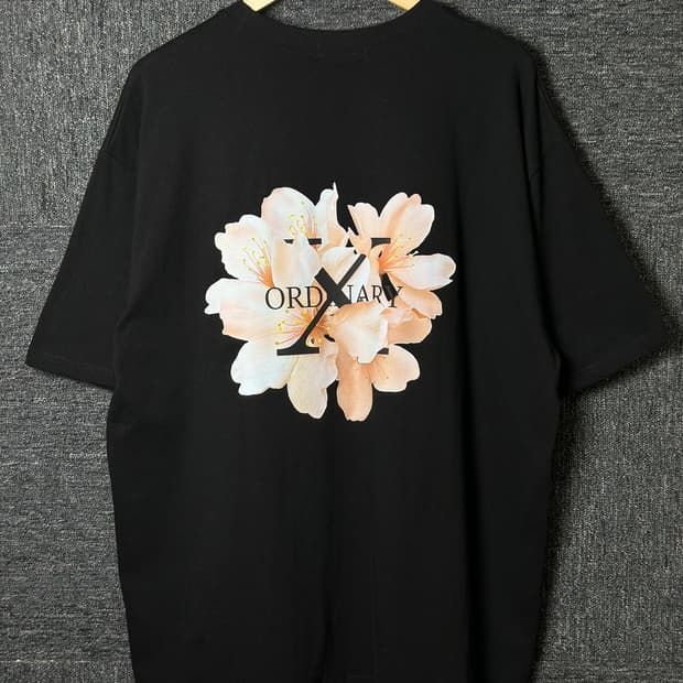 X:ORDINARY 블랙 반팔 티셔츠 52