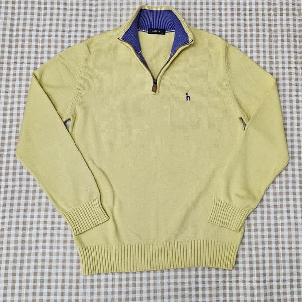 헤지스 반집업 면니트 남자100