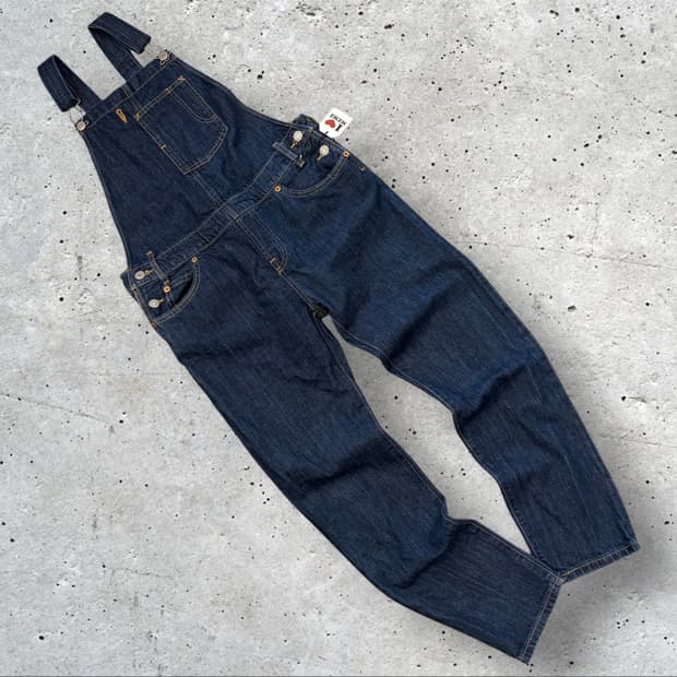 [S] 리바이스 우먼 레귤러 데님 멜빵바지 오버롤 B432
