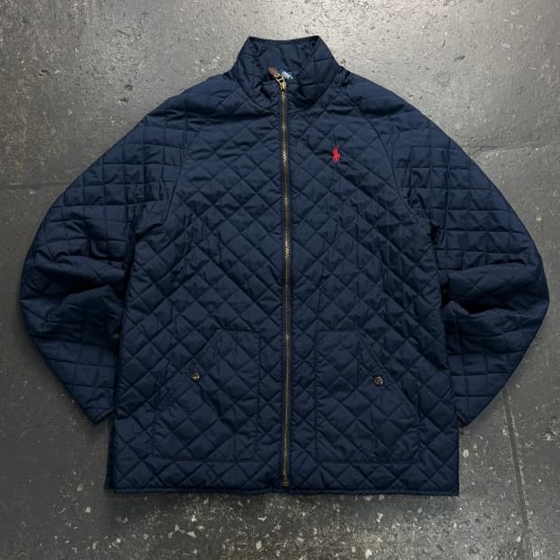 95 폴로 퀼팅 자켓 