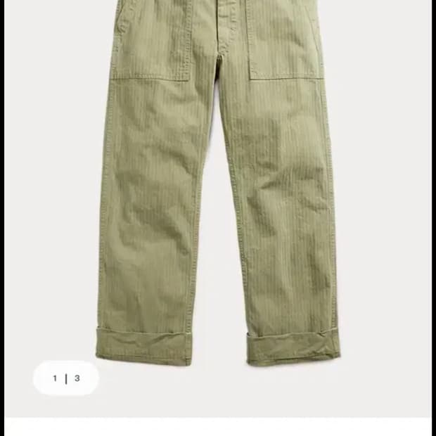 RRL 헤링본 퍼티그 31X30 