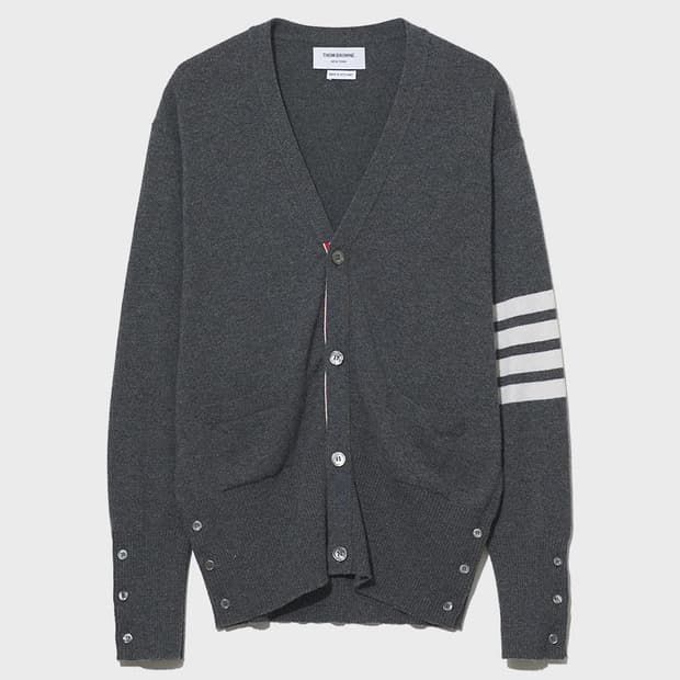 THOM BROWNE cashmere knit cardigan