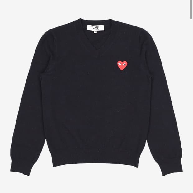 [M] 꼼데가르송 니트 블랙