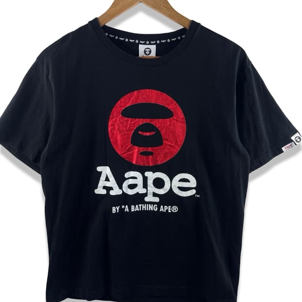 에이프 빅사루 프린팅 반팔 티셔츠2309