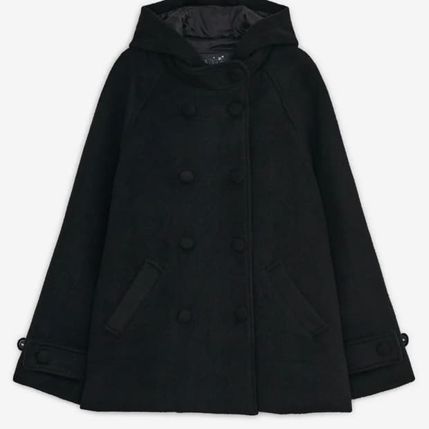 허그유어스킨 하프코트 블랙