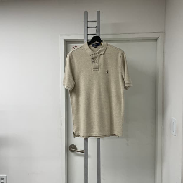 폴로 QR PK 반팔 카라티 베이지 S