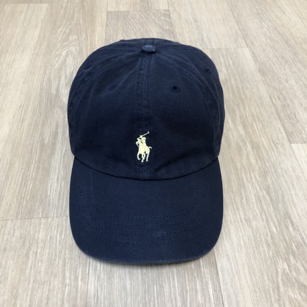 (OS) 폴로 랄프로렌 POLO 코튼 트윌 치노 포니로고 볼캡 네이비