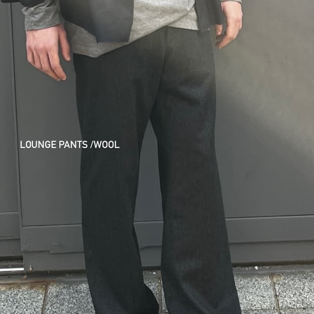 머듈 라운지 팬츠 울 블랙 1